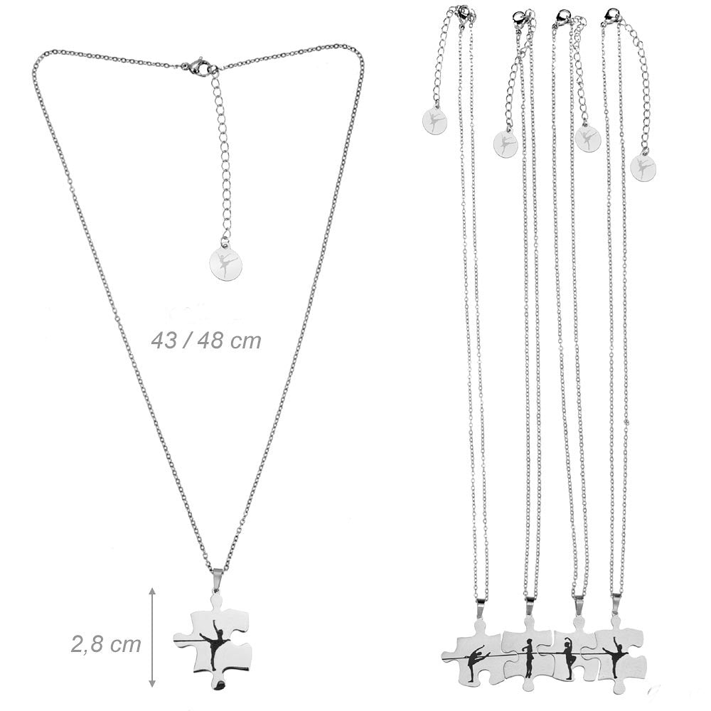 Collar puzzle bailarina