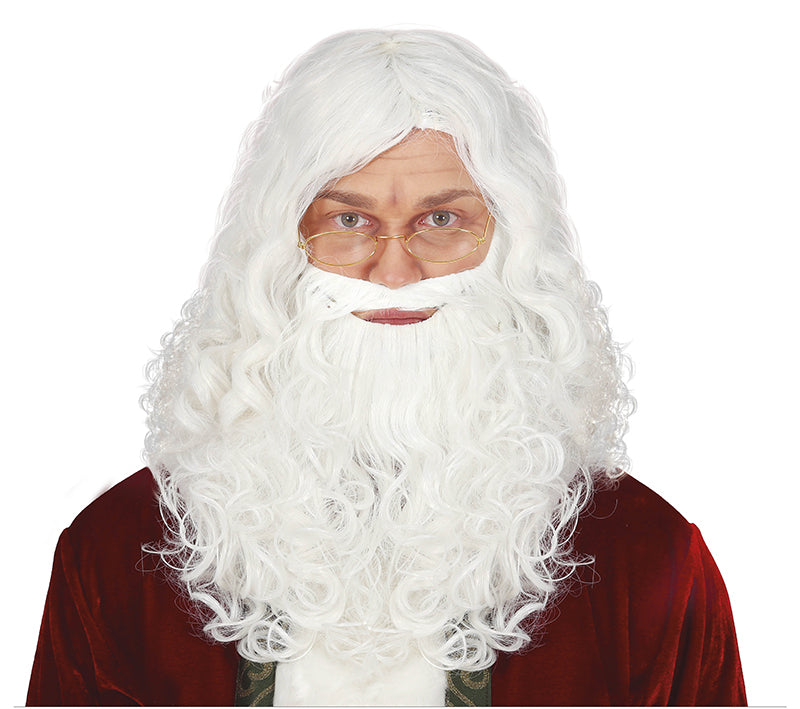 PELUCA PAPA NOEL BLANCA