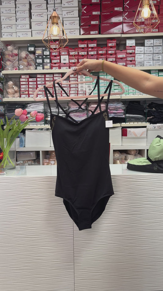 Maillot negro tirantes