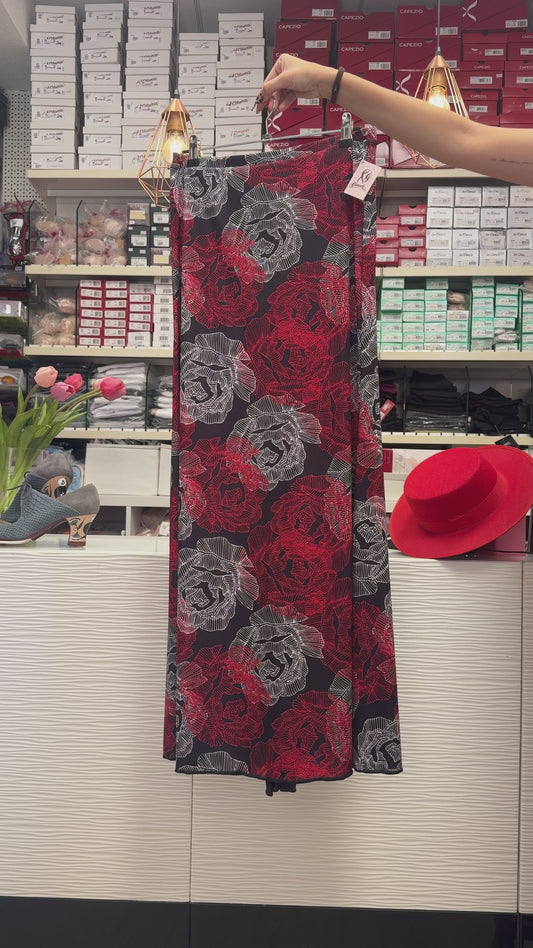 Falda flores flamenca