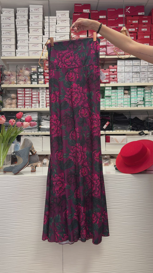 Falda flamenca flores